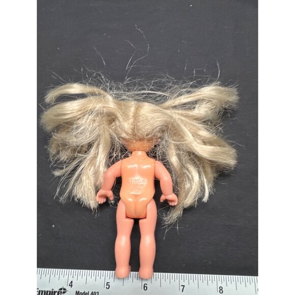 Vintage Simba Blonde Doll With Blue Eyes & Rooted Hair 4.5" Poseable Collectible - Picture 3 of 5